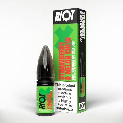 Riot Strawberry & Melon Chew 10ml Salts